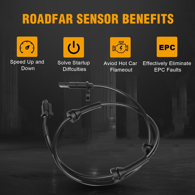 ROADFAR 1PCS Left Front ABS Wheel Speed Sensor ABS Sensor Fit for 2007 2008 2009 2010 2011 2012 for Nissan Sentra - Image 2